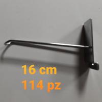 Ganci per espositori lunghezza 16cm (114pz)