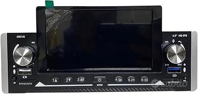 AUTORADIO BLUETOOTH 1 DIN CON SCHERMO HD IPS 4.5"