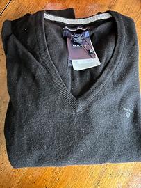 Maglione nuovo scollo V della Gant taglia M