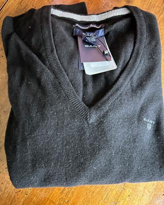 Maglione nuovo scollo V della Gant taglia M