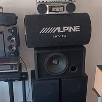 materiale hi-fi casse subwoofer amplificatore ecc 