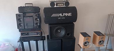 materiale hi-fi casse subwoofer amplificatore ecc 