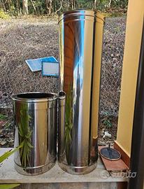 Canna fumaria acciaio doppia parete camino