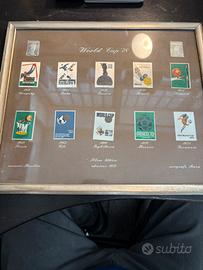 Francobolli in argento mondiale calcio