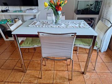 Tavolo calligaris allungabile+4 sedie