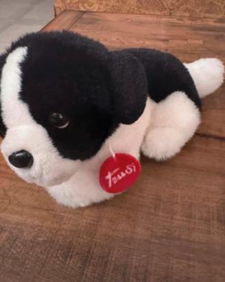 Peluche Trudi originale - Cagnolino Bianco e Nero