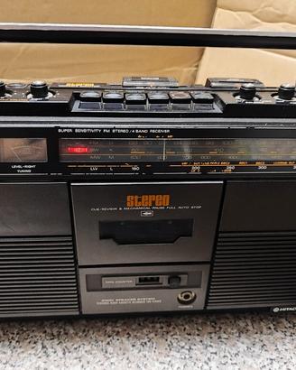 Registratore a cassette portatile vintage 