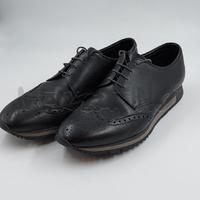 SCARPE UOMO NERE STRINGATE PRADA