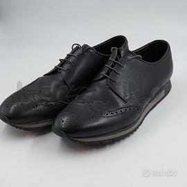 SCARPE UOMO NERE STRINGATE PRADA