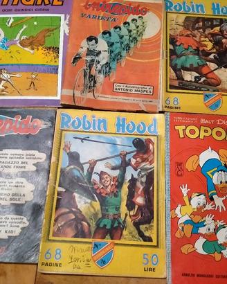 Fumetti vari italiani anni 60