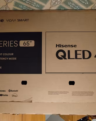 Smart tv 65 pollici HiSense 4k HDR QLED