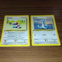 Lotto carte Pokemon set base 1 edizione ita