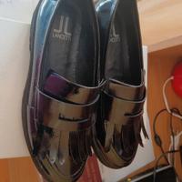Lancetti scarpe donna nera lucida