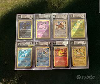 Pokemon Set Lotto promo 8 bgs 7.5 - 9 BW EEVEELUTI