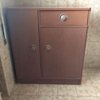 MOBILETTO BAGNO CON PORTABIANCHERIA