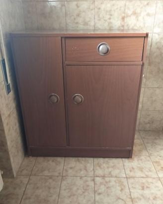 MOBILETTO BAGNO CON PORTABIANCHERIA