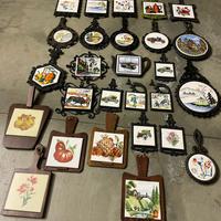 Sottopentola ghisa e ceramica dipinti