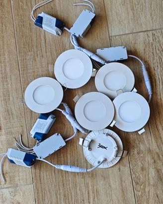 Faretti led 3W 310lm SMD alluminio slim