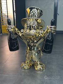 Statua Paperon de’ paperoni oro pop art 155cm