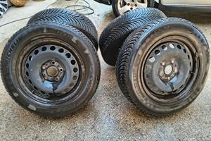 Cerchi ferro 15" + antineve 195/65 r15
