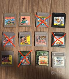 cartucce Gameboy Classic/Advance jap