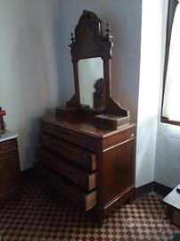 Cassettiera fine 800 stile impero vintage