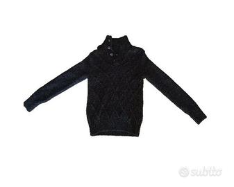 Pullover Felpa Maglione nero CELIO (S)