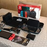 Nintendo Switch 1 + Mini Dock + Accessori