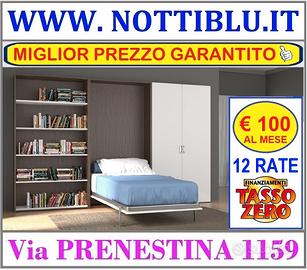 Letto a Scomparsa FOX 1p _ 12 rate da 100 €