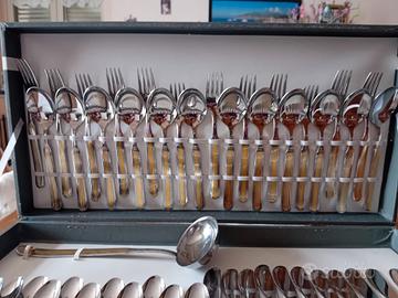 Servizio di posate in argento 800 ROSTFREI 