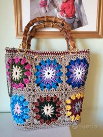 borsa uncinetto