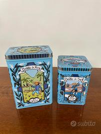 Scatole Latta Derrière La Porte Riso e Sale cucina