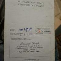 Guida uso casio module 1252 (orologio)1996 + Passp