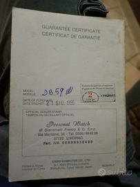 Guida uso casio module 1252 (orologio)1996 + Passp