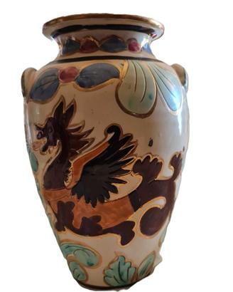 vaso in ceramica maiolica