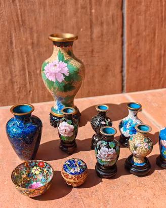 set di vasi orientali 