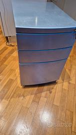 cassettiera in metallo 3 cassetti