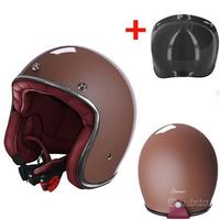 CASCO JET VINTAGE MOTO CAFE RACER CUSTOM STORMER Q