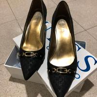 Guess scarpe décolleté nere con logo tg. 41