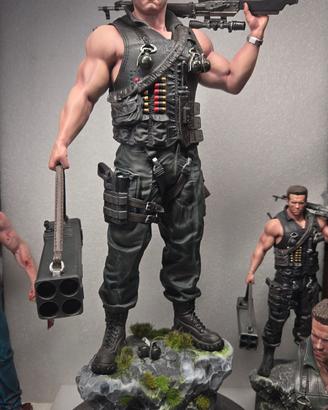 COMMANDO action figure 3d RESINA - FILM - 