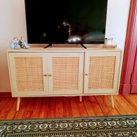 Madia/ mobile TV  Deghi   in legno naturale 