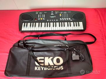 Pianola portatile con alimentatore e borsa