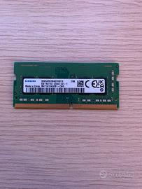 Ram ddr4 8gb 3200mhz portatile/sodimm