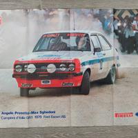 poster Autosprint Ford Escort RS 1979 