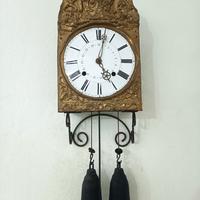 176342 Antico orologio a pendolo Comtoise XIX sec