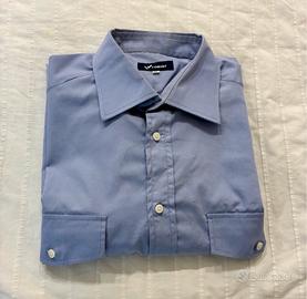 Camicia manica lunga celeste