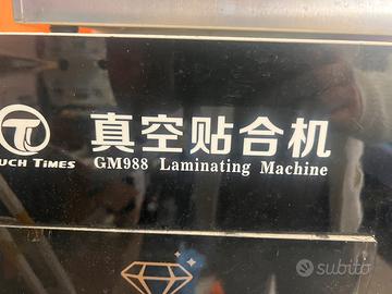 Macchina laminatrice per rigenerazione lcd