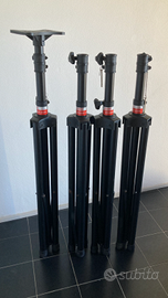 set di 4 treppiedi GBC per casse