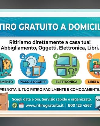 RITIRO GRATUITO A DOMICILIO - LIBERA SPAZIO