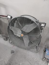 Ventilatore professionale 3 velocità con fari led